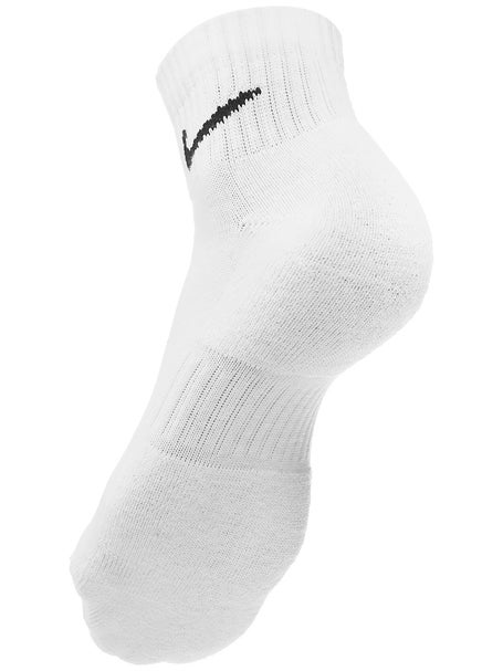 Nike White Everyday Lightweight Cotton Cushioned Crew Socks 3 Pack