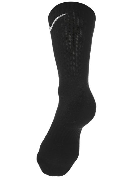 Nike Dri-FIT Crew Training Socks WHITE (Large/6 Pair) 8-12 