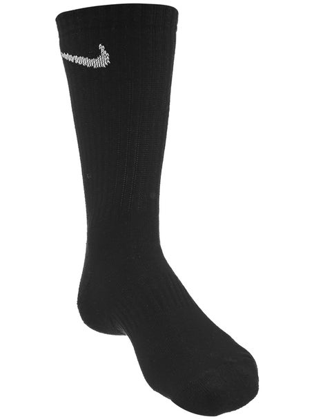 Mens Nike 6 Pack Crew Socks Black