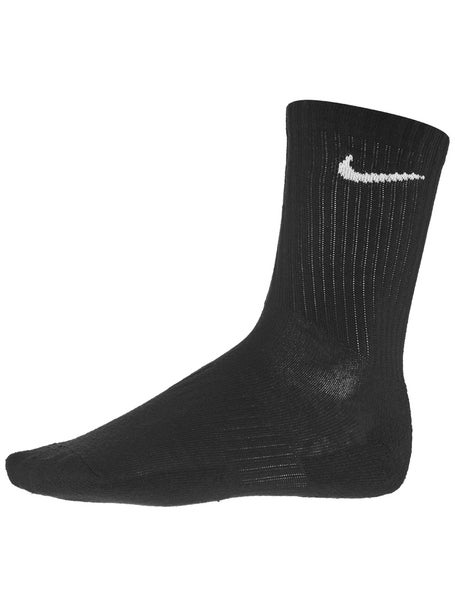 Nike Dri-FIT Crew Training Socks WHITE (Large/6 Pair) 8-12