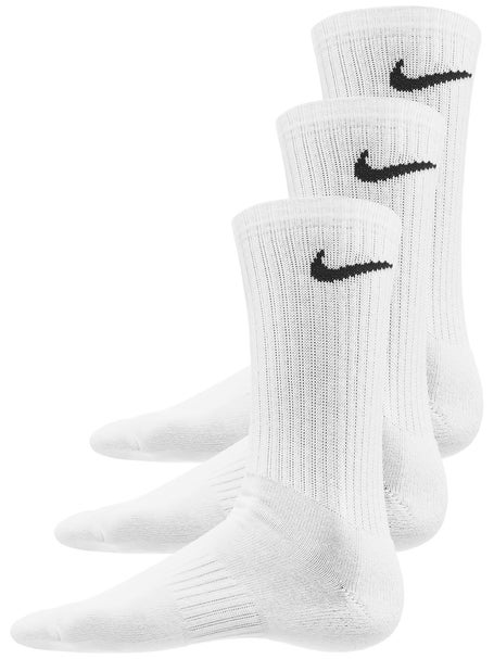 Nike Performance EVERYDAY CREW UNISEX 3 PACK - Chaussettes de sport -  white/black/blanc 