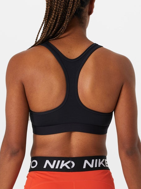 Nike Swoosh Light Support Non-Padded Sports Bra 'Black/White' - DX6817-010