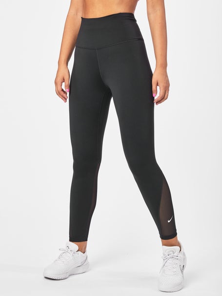 Nike Training One Luxe Dri-FIT mid rise tie dye leggings in dark grey