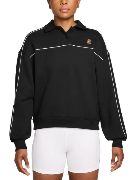 Nike Damen Herbst Fleece Langarm Crop Top
