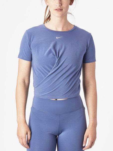 Nike Dri-FIT Short Sleeve Top Women - diffused blue/reflective