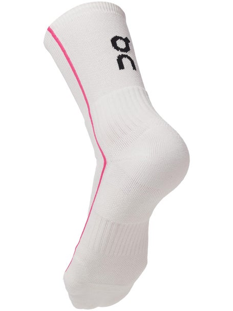 ON High Court Tennis Socks White/Pink