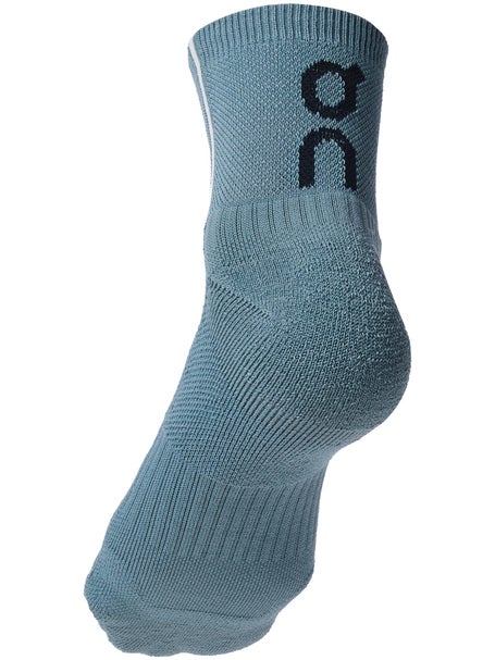 ON Mid Court Tennis Socks Tide/Ivory