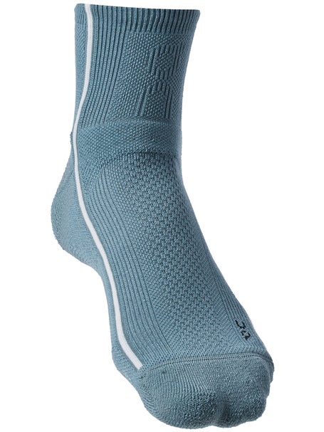 ON Mid Court Tennis Socks Tide/Ivory
