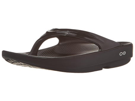 Oofos OOlala Luxe Recovery Flip\Womens\Black/Black