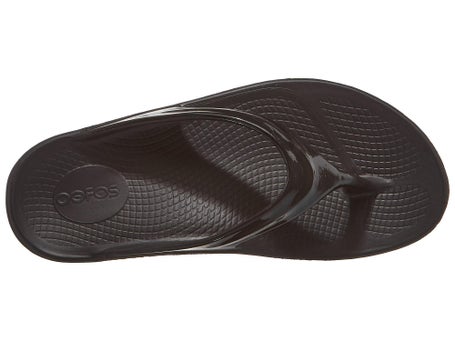 Oofos OOlala Luxe Recovery Flip\Womens\Black/Black