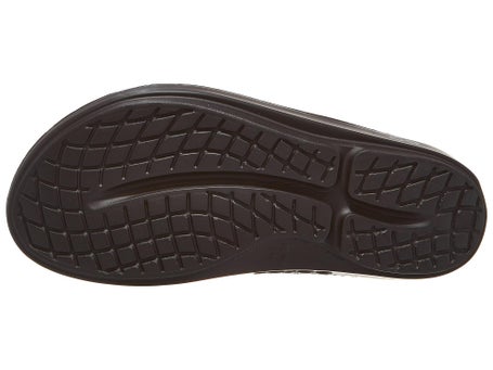 Oofos OOlala Luxe Recovery Flip\Womens\Black/Black