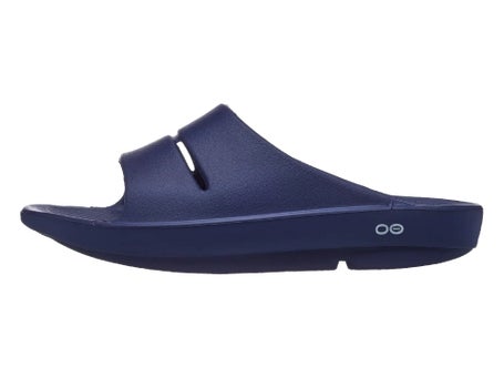 Oofos OOahh\Unisex Recovery Slide\Navy