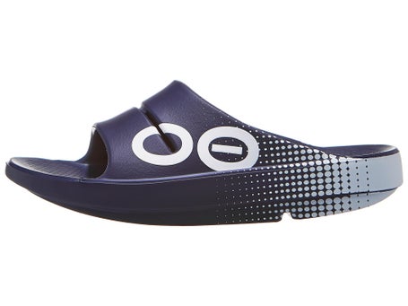 Oofos OOahh Sport Slide\Unisex\Navy Matrix