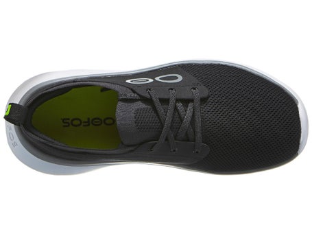 Oofos OOmy Stride\Mens Recovery Shoes\White/Black