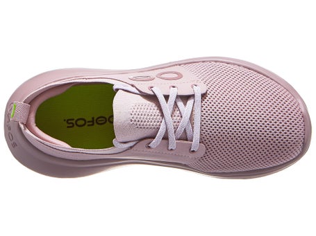 Oofos OOmy Stride\Womens Recovery Shoes\White/Stardust