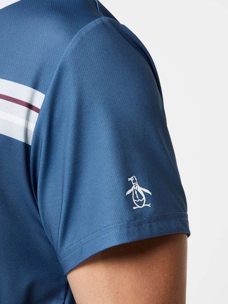 Original Penguin Mens Performance Block Tennis Top