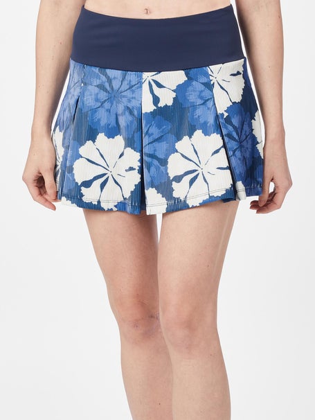 Original Penguin Womens Fuji Floral Ribbed Skirt