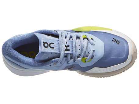 Chaussures Femme ON The Roger Pro Chambray/Lime TERRE BATTUE