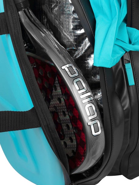Pallap Padel Racket Bag 2.0 Black/Cyan Blue