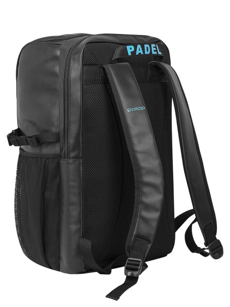 Pallap Travel Technical Padel Backpack Black/Cyan Blue