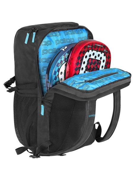 Pallap Travel Technical Padel Backpack Black/Cyan Blue