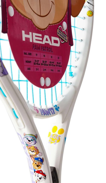 Head Paw 17 Junior Racket (White)