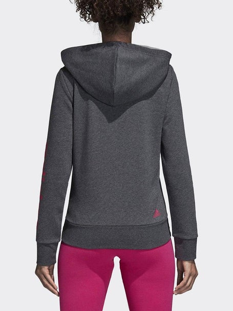 adidas Womens Essential Line Full Zip Hoodie