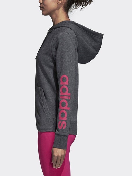 adidas Womens Essential Line Full Zip Hoodie