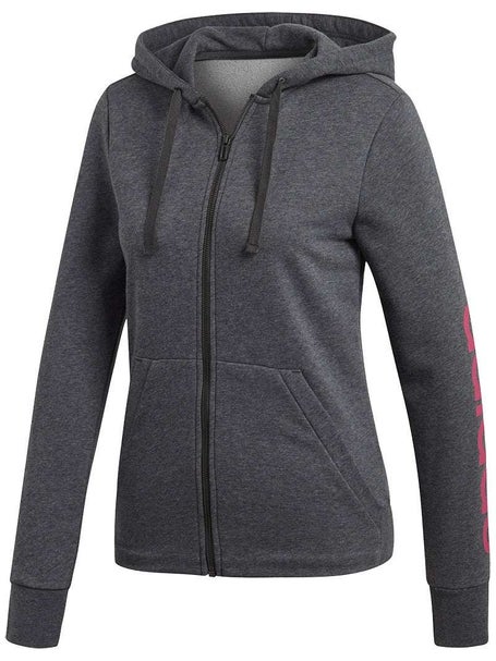 adidas Womens Essential Line Full Zip Hoodie