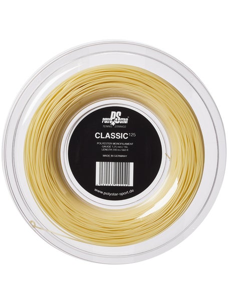 Polystar Classic 1.25 String Natural Reel - 200m