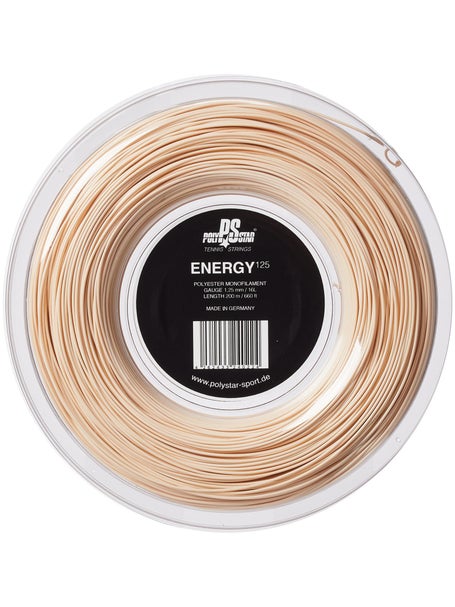 Polystar Energy 1.25 String Natural Reel - 200m