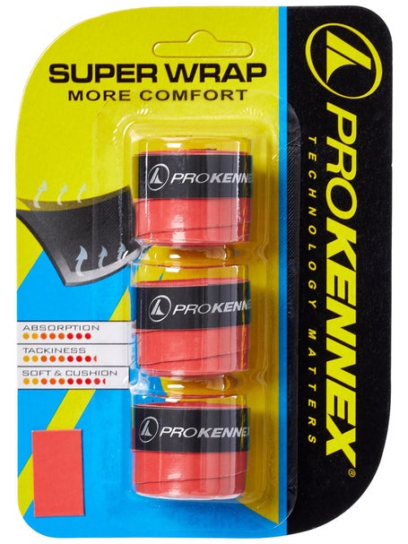 ProKennex Super Wrap Overgrip Red 3 pack