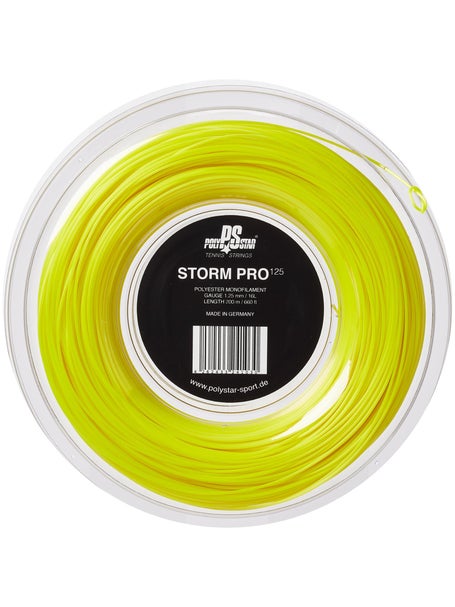 Polystar Storm Pro 1.25 String Yellow Reel - 200m