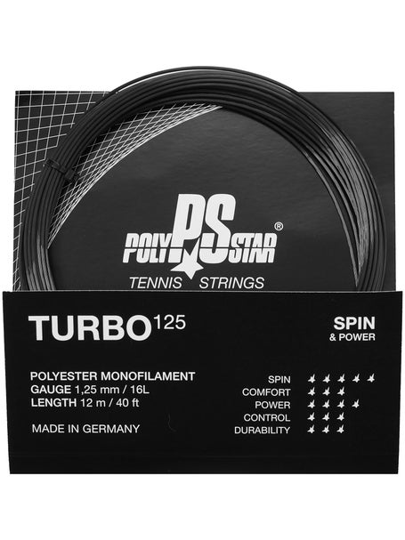Polystar Turbo 1.25mm Tennissaite 12m Set