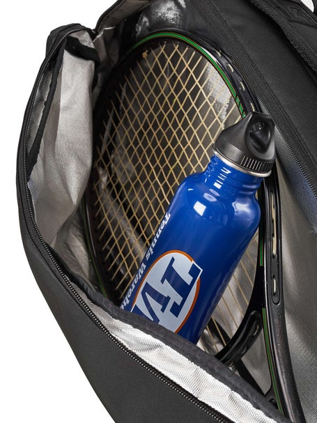 Borsa per 2 racchette Prince Tour Comp Nero Rosso Poppy