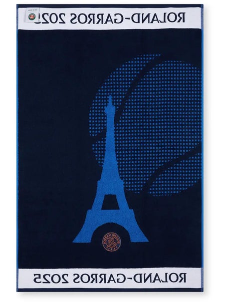 Roland Garros 2025 Official Players Towel Navy