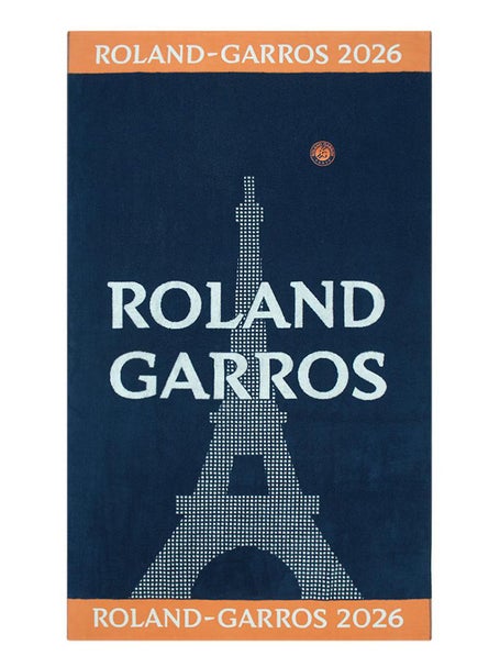 Roland Garros 2026 Beach Towel Navy
