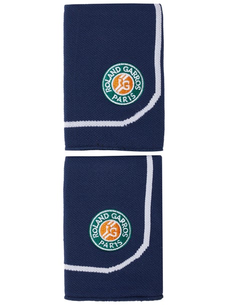 Roland Garros Doublewide Wristband Navy