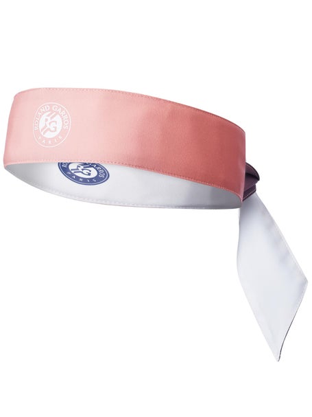 Roland Garros Performance Headband White/Pink