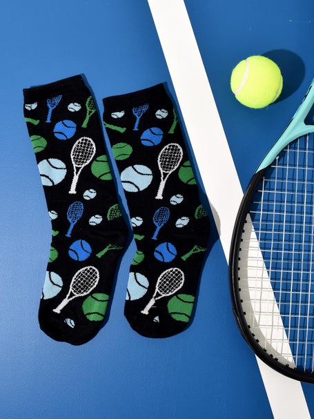 Racquet Inc Tennis Socks Black One Size 41-45