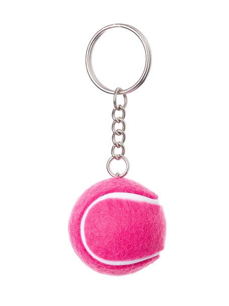 Portachiavi Racquet Inc Tennis Ball Rosa