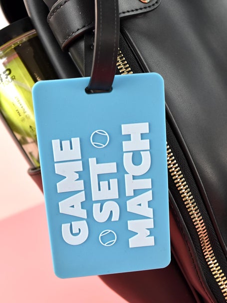 Racquet Inc Tennis Bag Tag Game Set Match