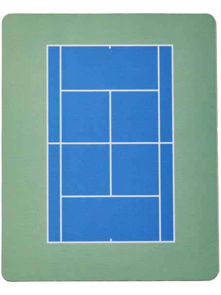 Racquet Inc Tennis Court Mausepad Blau Grün