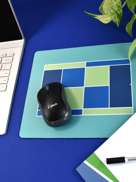 Racquet Inc Tennis Court Mousepad Teal