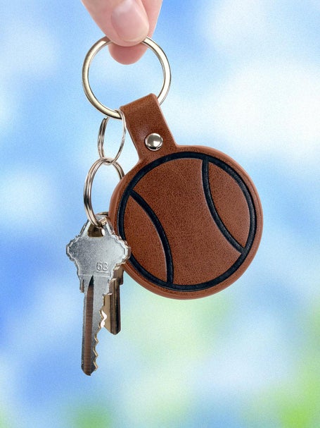 Racquet Inc Tennis Leather Keychain