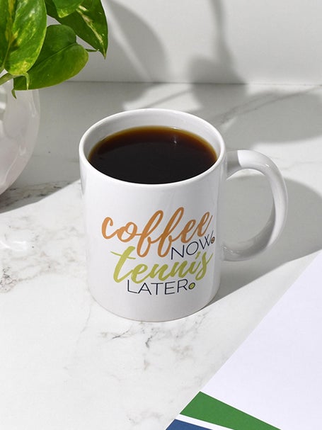 Racquet Inc Tennis Mug Coffee Now Tennis Later