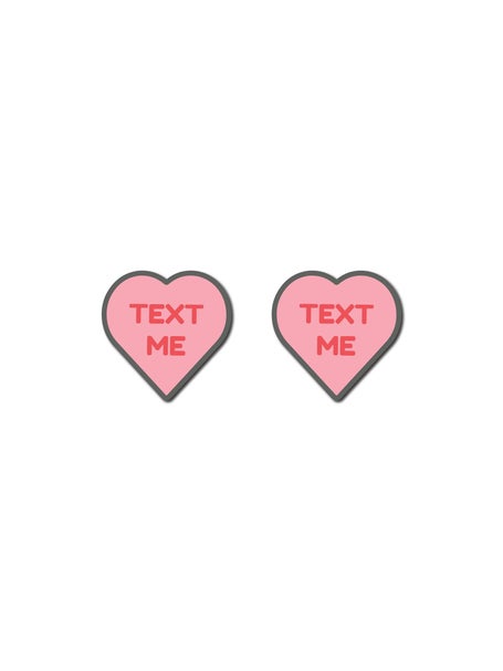 Racquet Inc Text Me Heart 2-Pack Dampener