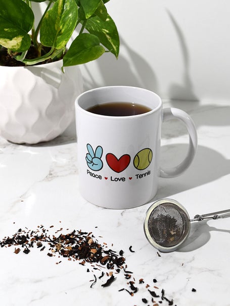 Tazza Racquet Inc Tennis Peace Love Tennis