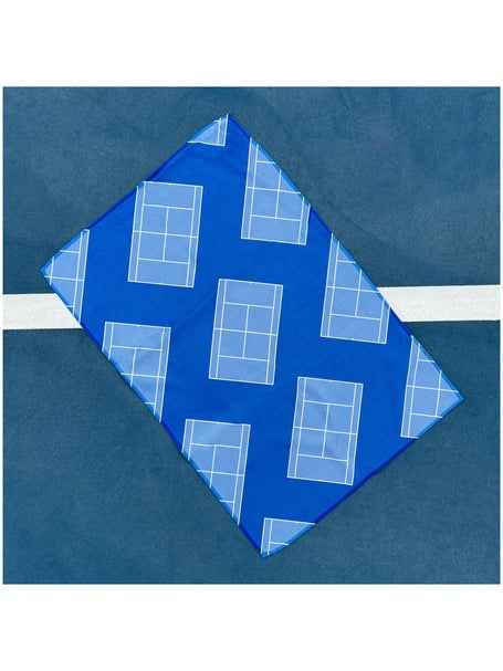 Racquet Inc Tennis Courts Towel Blue