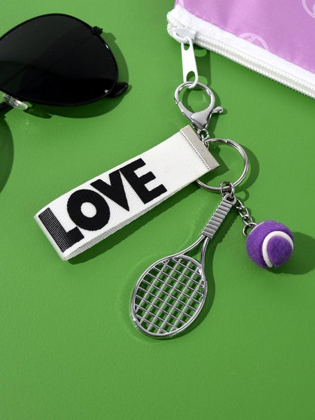 Racquet Inc Tennis Racket Keychain Purple